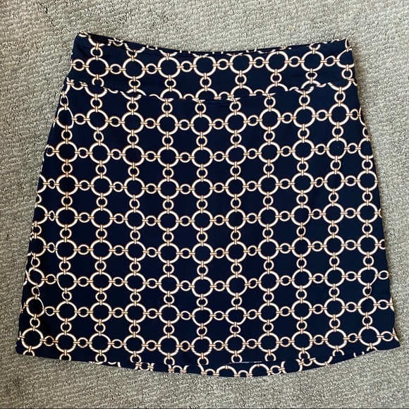 Printed Geometric Design Skirt (built in shorts) - Picture 1 of 3